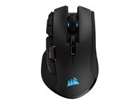CORSAIR Gaming IRONCLAW RGB - Mouse - optical - 10 buttons - wireless, wired - USB, Bluetooth, 2.4 GHz