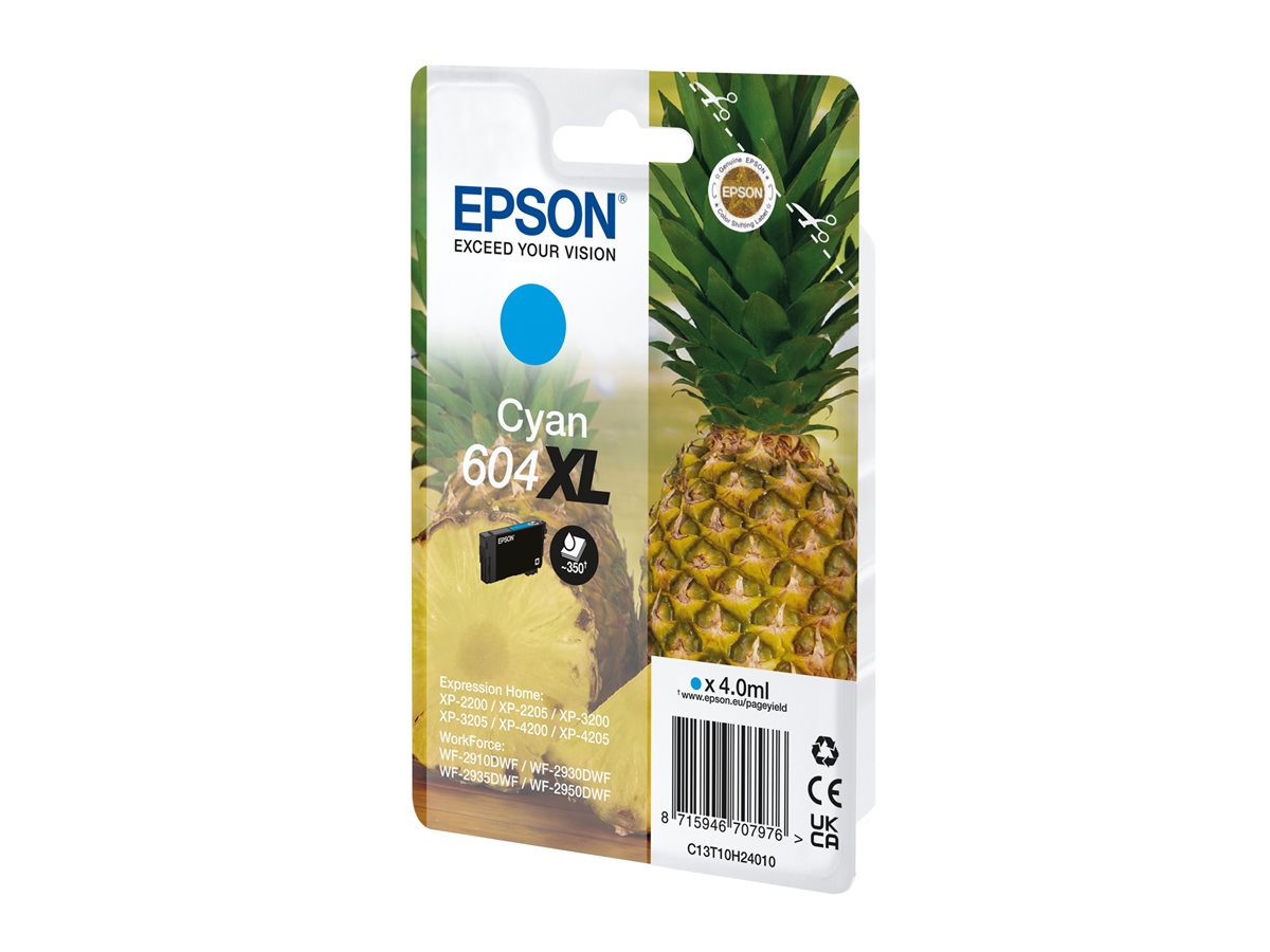 Epson 604XL - 4 ml - cián -...