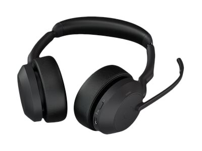 The Jabra Evolve2 65 stereo headset delivers pro-level sound anywhere