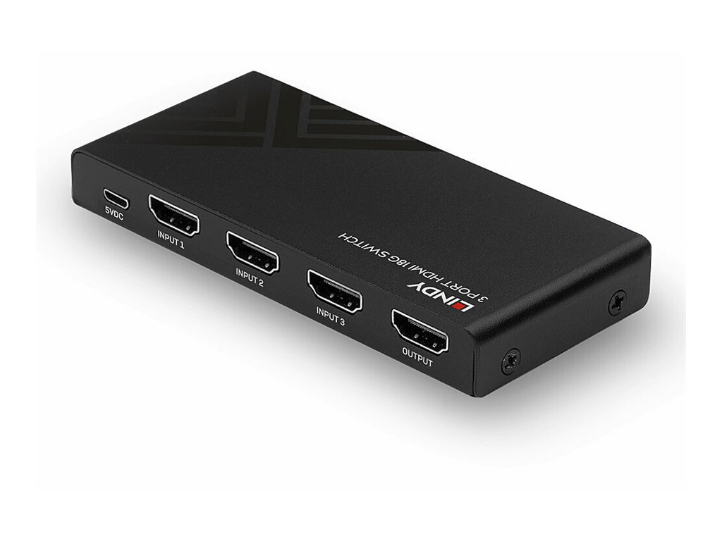 Switch HDMI 3 ports, 18G