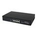 StarTech.com 8 Port 10/100 PSE Industrial Power over Ethernet Switch