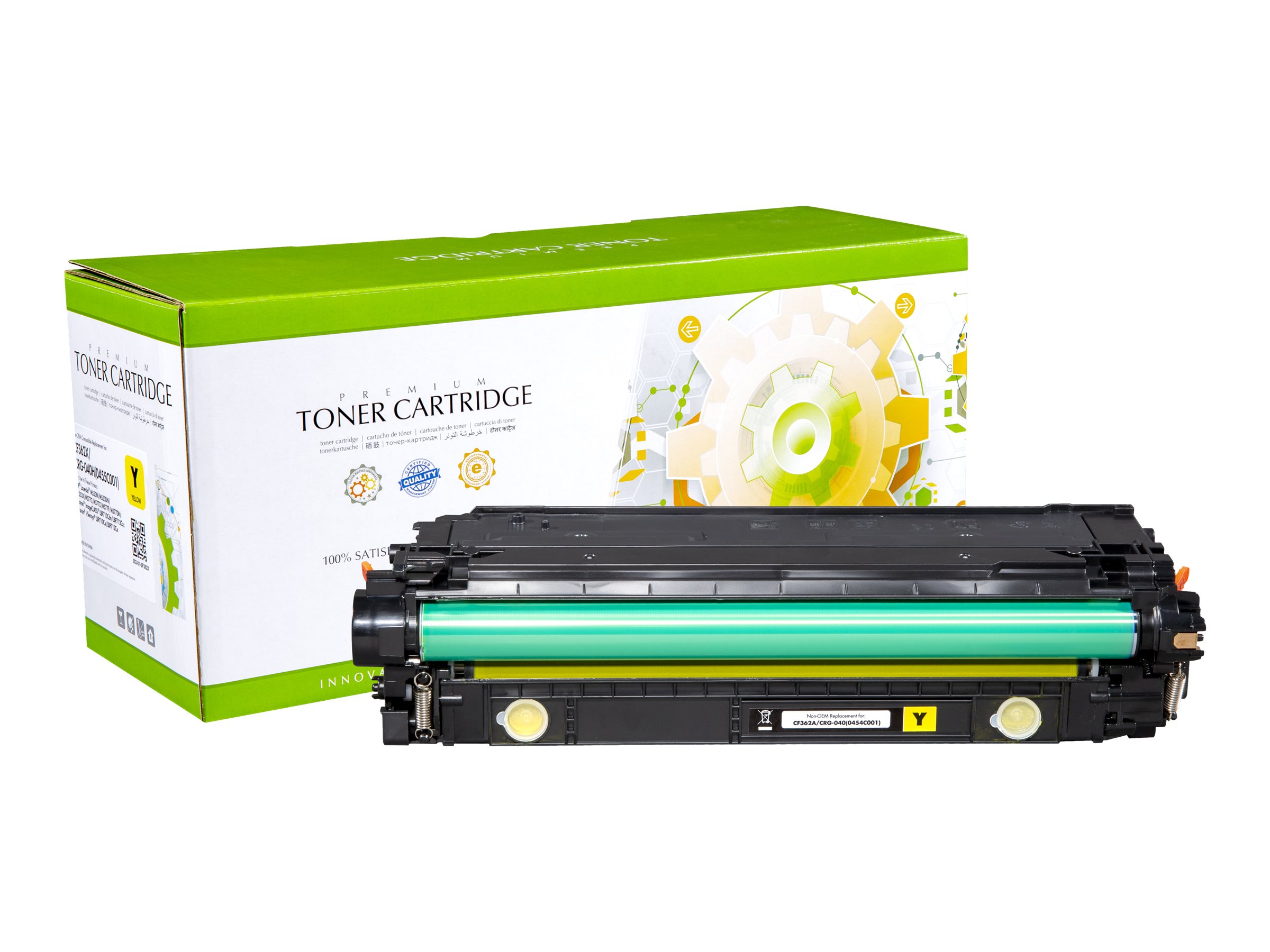 STATIC Toner cartridge compatible with HP CF362A yellow remanufactured 5.000 pages