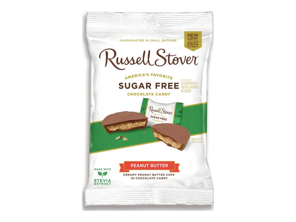 Russel Stover Sugar Free Chocolate Candy - Peanut Butter - 85g