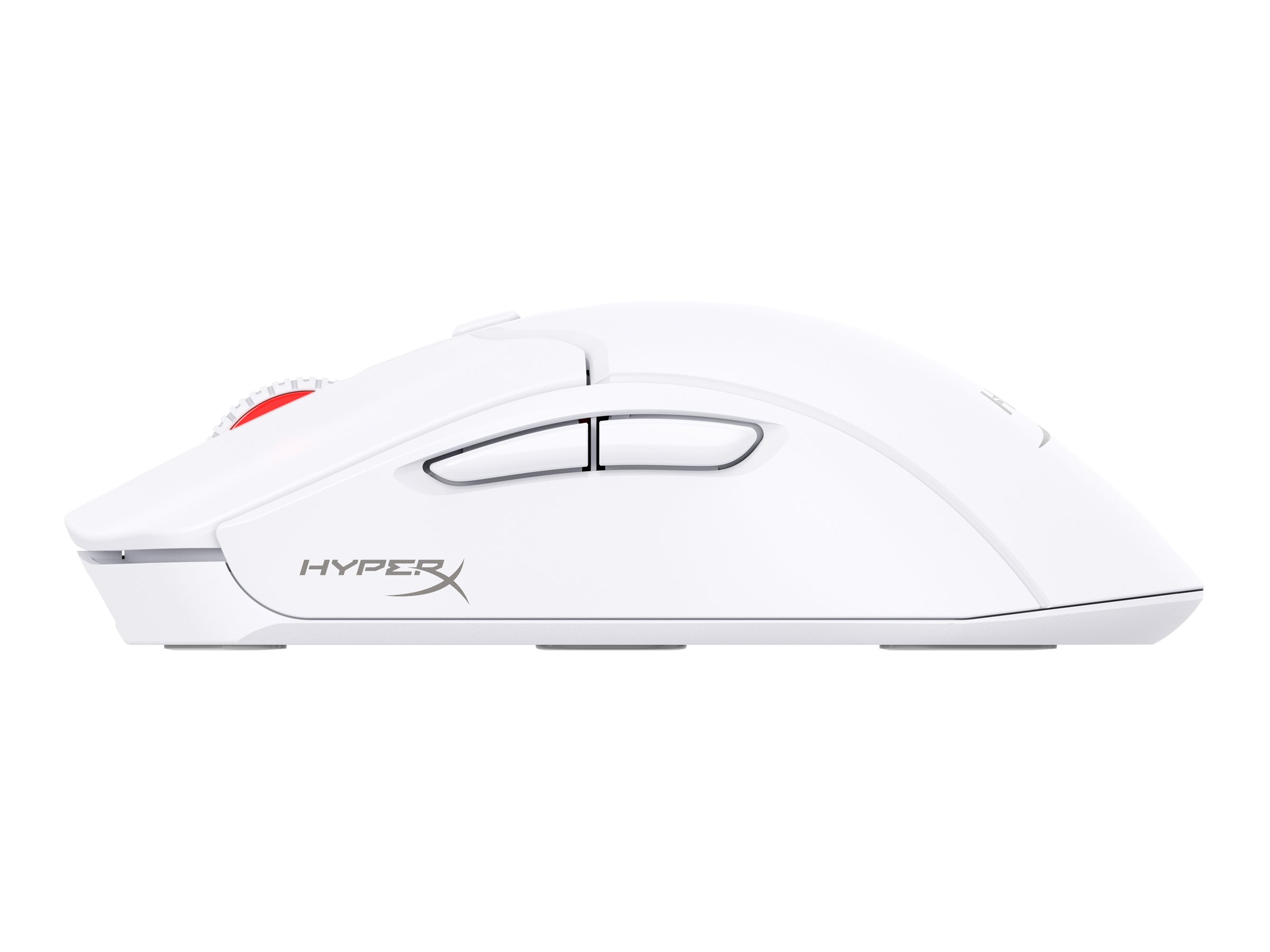 Mouse HyperX Pulsefire Haste 2 Gamer blanco, Sensor de precisión HyperX 26K, Interruptores HyperX personalizados, Personalizable con el software HyperX NGENUITY, Iluminación RGB por LED