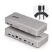Startech USB4 Docking Station, USB-C 40Gbps, Dual Video HDMI, Up to 2x 4K 60Hz 4:4:4 (RGB) or 2x 4K 120Hz 4:2:2, Multi-Monitor Dock, 6x USB, 2.5GbE, 100W PD