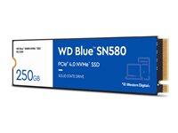 WD Blue SN580 Solid state-drev 250GB M.2 PCI Express 4.0 x4 (NVMe)