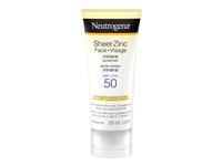 Neutrogena Sheer Zinc Face Mineral Sunscreen Lotion - SPF 50 - 59ml