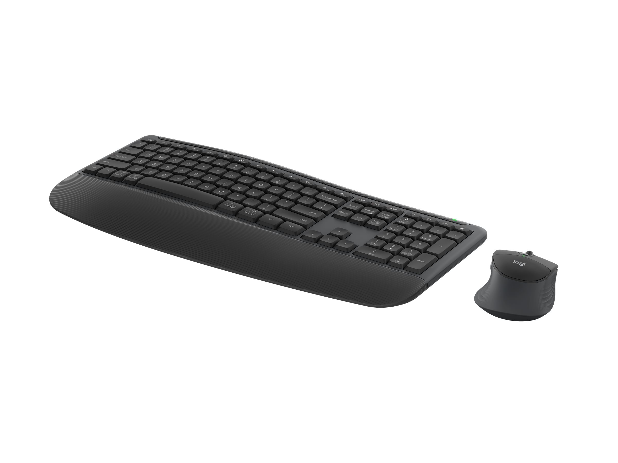 Logitech Signature Comfort Plus Combo MK880 keyboard and mouse set full size with LED battery Component Bottom 71190