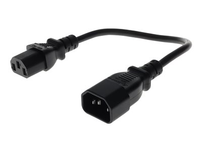 AddOn - Power extension cable - IEC 60320 C14 to p
