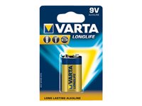 Varta Longlife 9V Standardbatterier