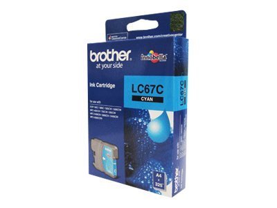 Brother LC67C cyan original ink Product shot 74350