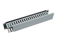 Triton 19'' vyvazovací panel 2U jednostranný šedý