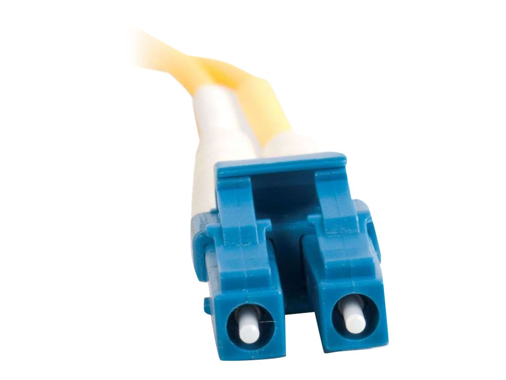 C2G LC-LC 9/125 OS1 Duplex Singlemode PVC Fiber Optic Cable (LSZH) - patch kabel - 7 m - 7 m - žlutá – foto 4