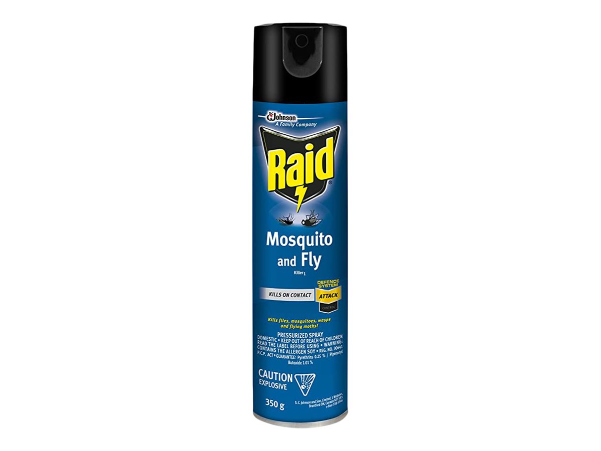 Raid Mosquito and Fly Killer 1 Insecticide - 350g