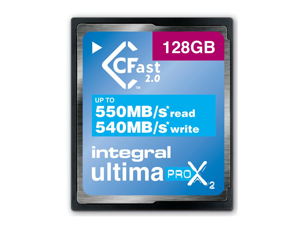 Integral Ultimapro X2 Flash Memory Card 128 Gb Cfast 20 Integral Ultimapro X2 Flash Memory Card 128 Gb Cfast 20