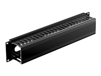 IOGEAR - Conduit de gestion de câble de rack (horizontal) - 2U - 19