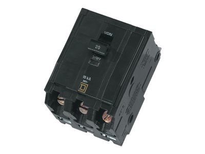 PDU 20A 3-POLE BOLT ON SQUARE DBREAKER