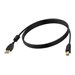 2 m USB 2.0 micro B to A cable - gold plated conne