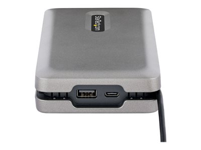 StarTech.com USB-C Multiport Adapter with USB-C DP Alt Mode Video Output / 4K HDMI 2.0 / VGA, USB-C Dual Monitor Docking Station, 100W PD Pass-Through, USB Type C Mini Dock/MST Adapter Hub