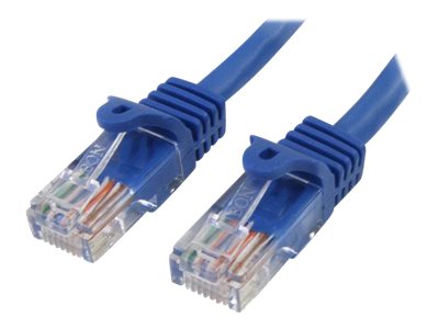 StarTech.com 1m Blue Cat5e / Cat 5 Snagless Patch Cable