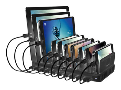 LINDY USB-Ladestation fuer 10 Tablets - 73309