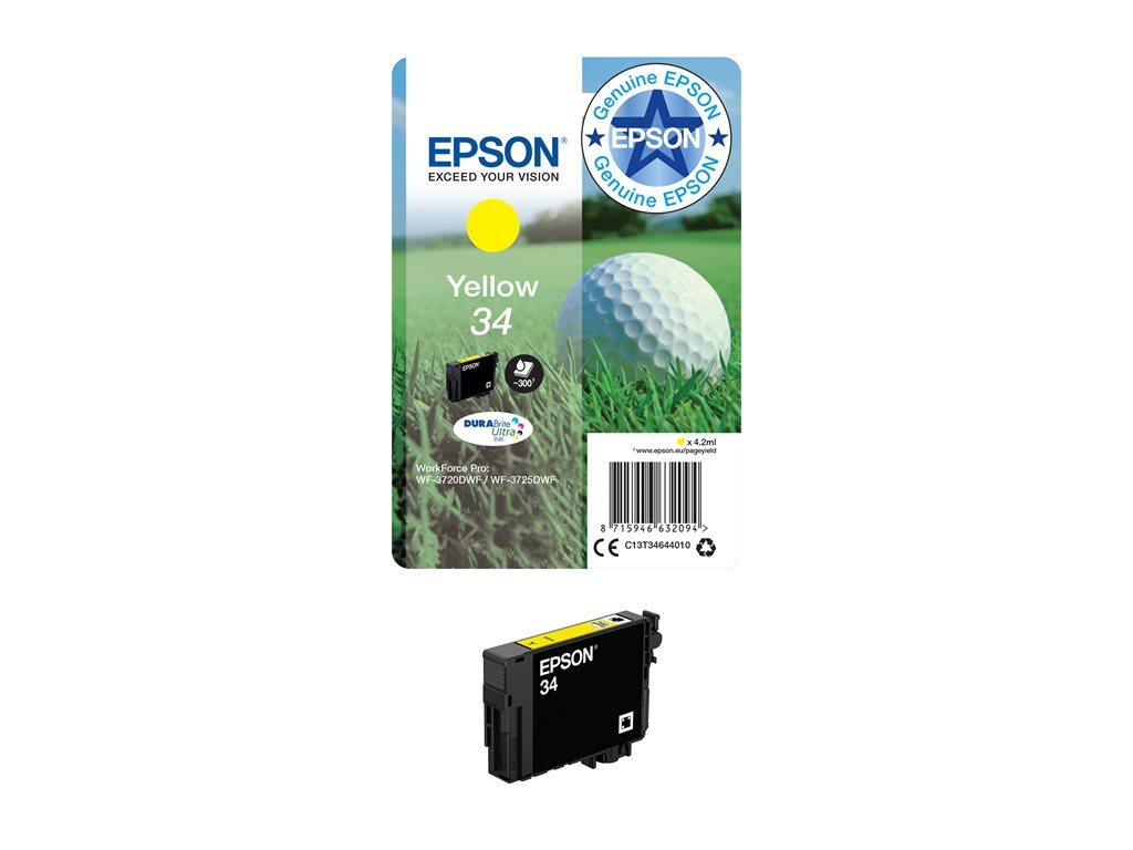 EPSON 2LB Singlepack Yellow 34 Ink