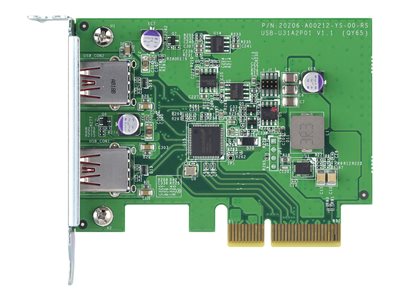 QNAP QXG-10G2U3A USB3.2 Gen2 Dualport PCIe expansion card