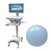 JACO Customization, Accent Color, Pastel Blue, RAL5024, Antimicrobial Powder Coat, Smooth Gloss, (default color)