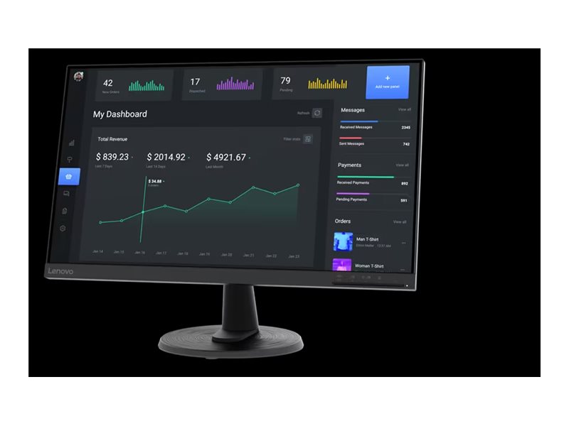 Lenovo D24-40 - LED monitor