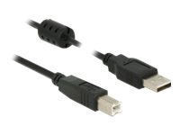 DeLOCK USB 2.0 USB-kabel 1.5m Sort