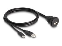 DeLOCK USB-kabel 1m Sort