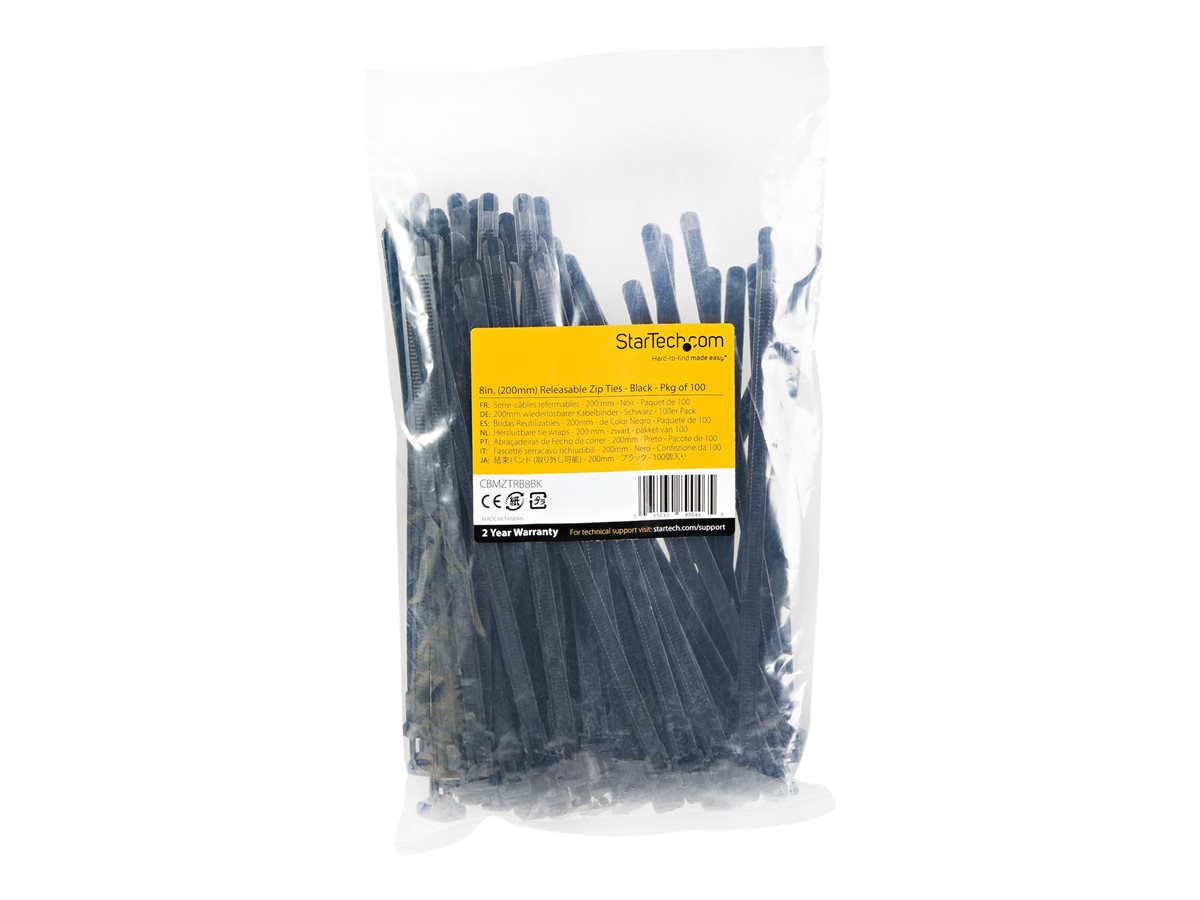 8  Reusable Cable Ties Nylon 100 Pack – foto 5