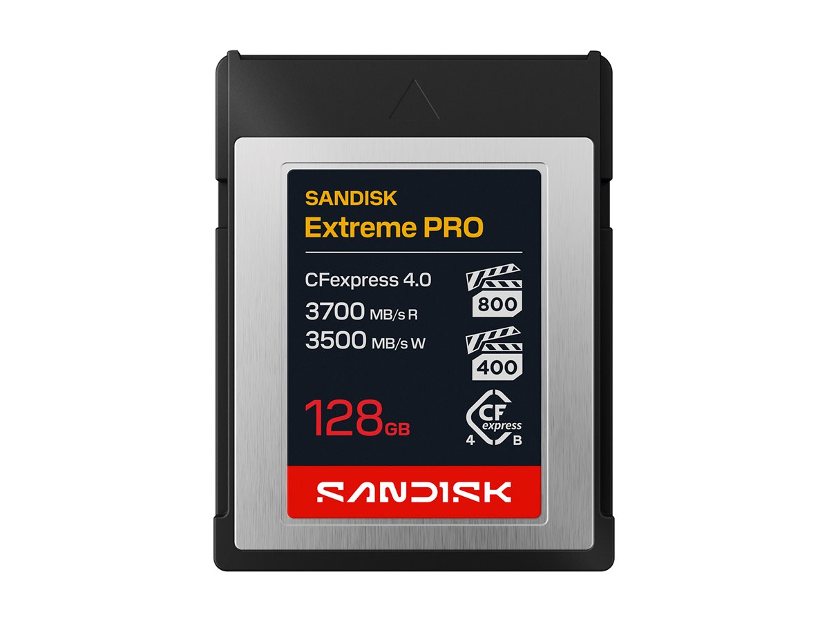 SanDisk Extreme PRO - paměťová karta flash - 128 GB - CFexpress 4.0 Typ B