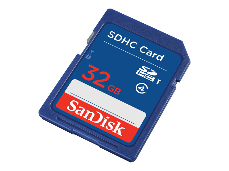 SanDisk Standard - Flash-Speicherkarte - 32 GB - Class 4 - SDHC