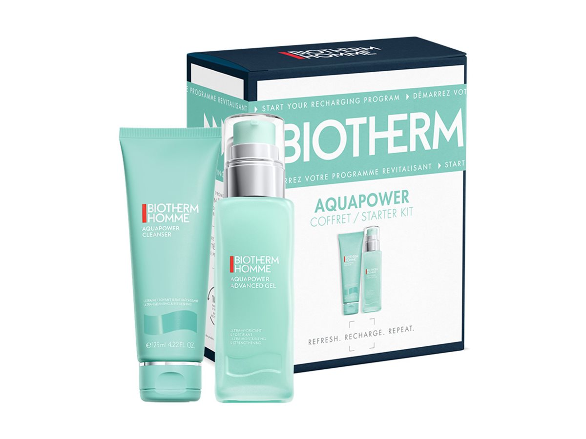 Biotherm Homme Aquapower Starter Kit - 2 piece