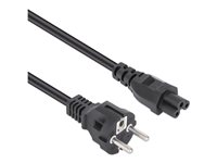 Manhattan Power CEE 7/7 Strøm IEC 60320 C5 Sort 1m Strømkabel