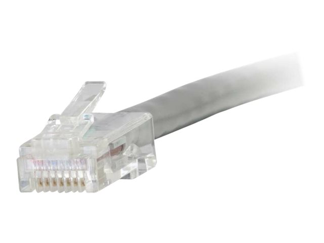 C2G 7ft Cat5e Non-Booted Unshielded (UTP) Ethernet Cable - Cat5e Network Patch Cable - PoE - Gray