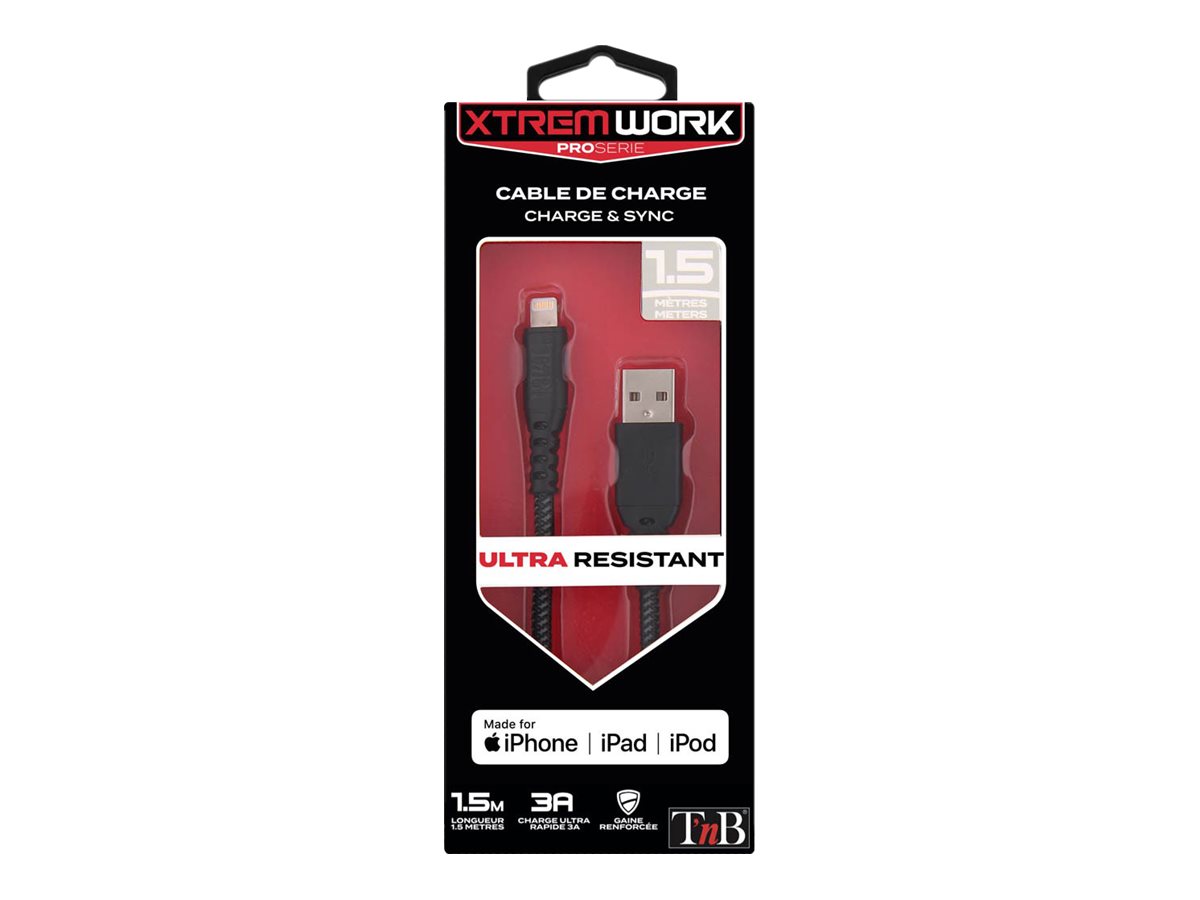 TNB XTREMWORK 1.5m USB Lightning Cable