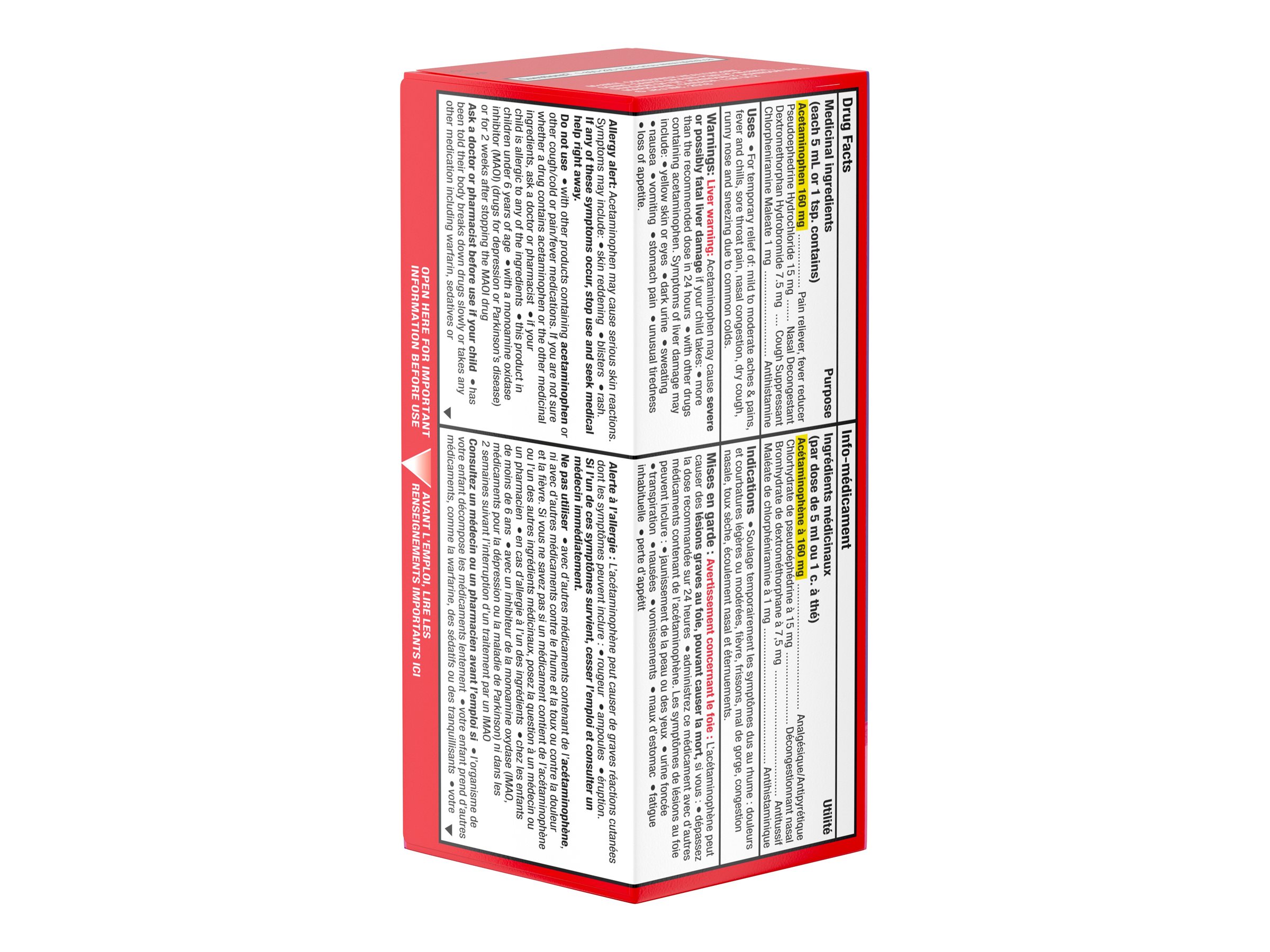 Tylenol* Children's Complete Cold Cough & Fever Liquid Suspension 100ml