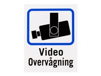 DELTACO Videoovervågning Skilt