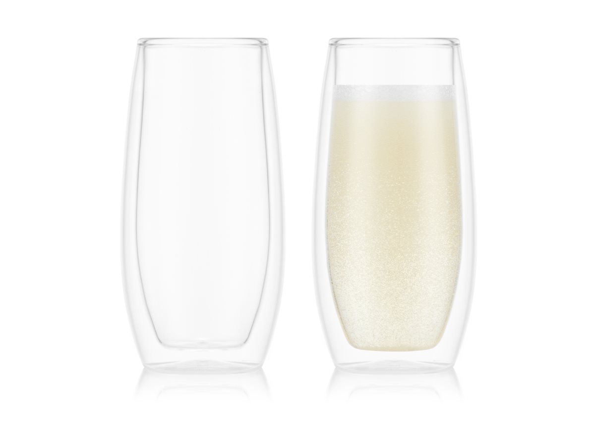 BODUM SKAL Champagne Tumblers - 192ml - 2 pack