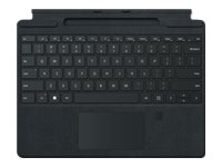 Microsoft Surface Pro Signature Keyboard With Fingerprint Reader Keyboard With Touchpad Accelerometer Surface Slim Pen 2 Storage And Charging Tray Qwerty Uk Black Input Device