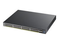 ZyXEL XGS2210-52HP - Switch - Managed - 48 x 10/100/1000 (PoE) + 4 x 10 Gigabit SFP+ - rack-mountable - PoE (375 W)