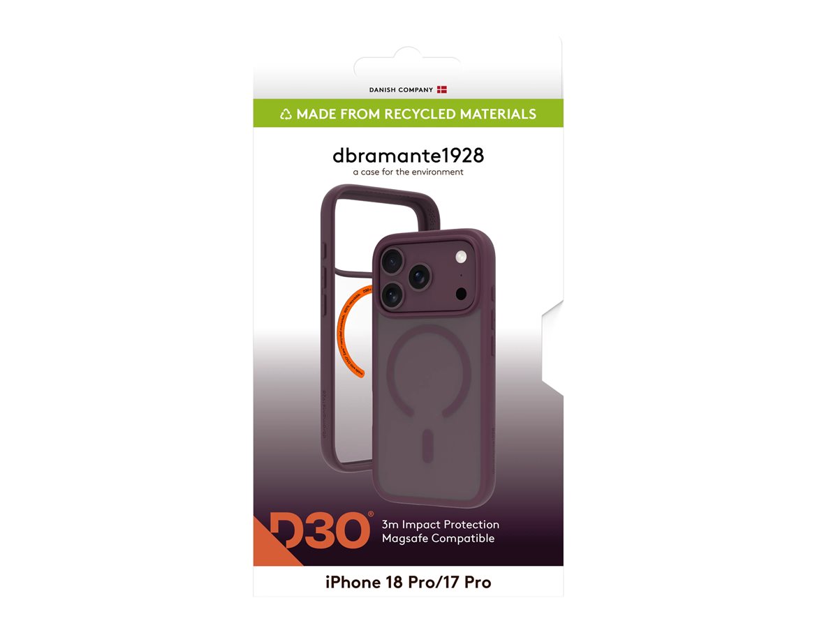 dbramante1928 Sustainable Grenen Ultra MagSafe case with D3O drop protection for Apple iPhone 18 Pro Max / 17 Pro Max Purple – foto 9