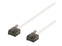 DELTACO CAT 6a Ikke afskærmet parsnoet (UTP) 15cm Patchkabel Hvid