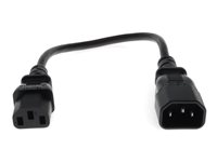AddOn - power extension cable - IEC 60320 C14 to power IEC 60320 C13 - 76 cm