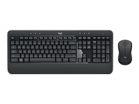 Logitech MK540 Advanced - Keyboard and mouse set - wireless - 2.4 GHz - QWERTY - UK