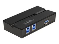 DeLock USB sharing switch til periferiudstyr 2 porte USB