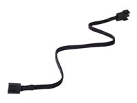 SilverStone CPF03 Forlængerkabel til blæserstrøm 30cm Sort