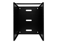 Startech 14U Wall Mount Rack, 19" Wall Mount Network Rack, 14 inch Deep (Low Profile), Wall Mounting Patch Panel Bracket for Network Switches, IT Equipment, 77lb (35kg) Capacity - Network Equipment Rack (RACK-14U-14-BRACKET) - network device mounting bracket - 14U - 19"